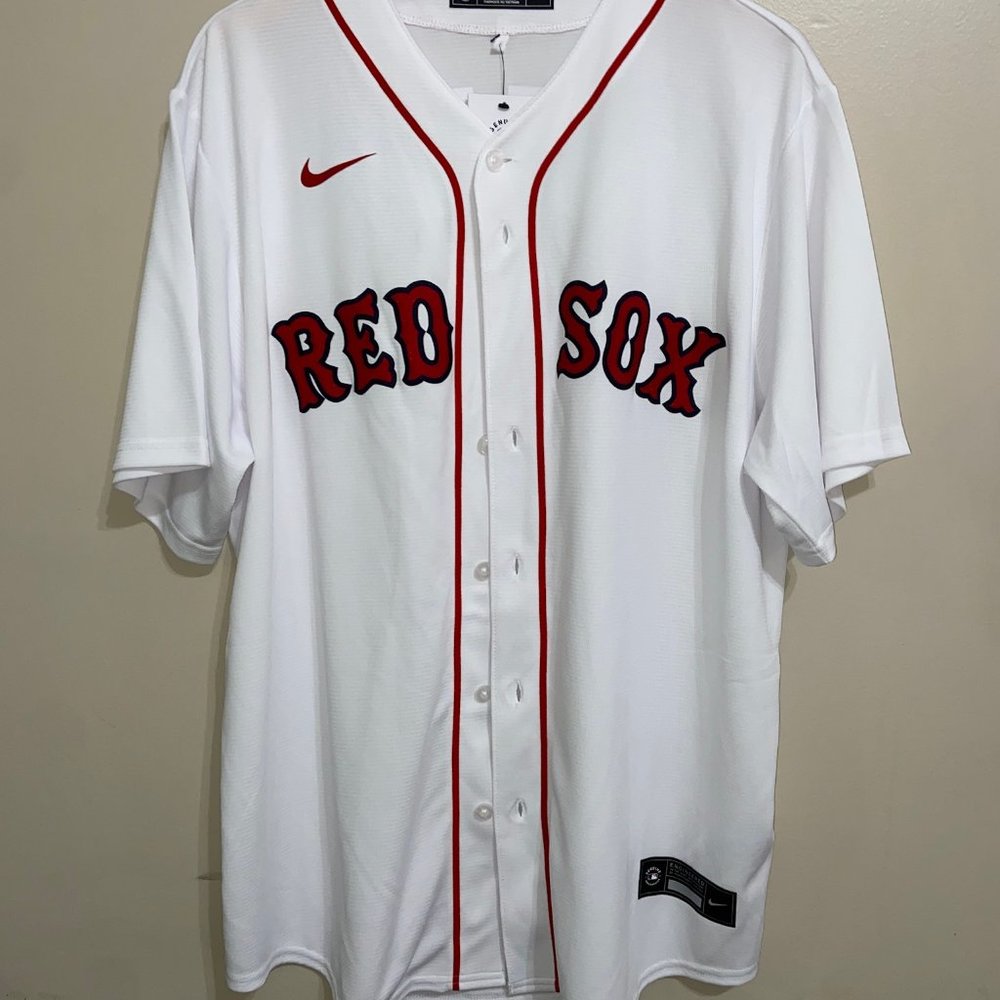 Nike Boston Red Sox Xander Bogaerts #2 Home Baseball Jersey Mens NEW